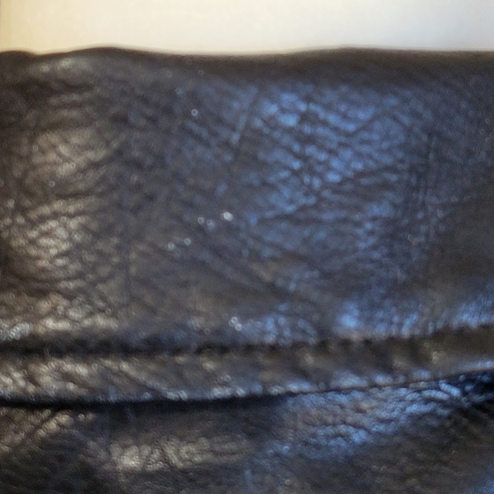 BLACK Faux Leather Moto Jacket Women's Size Small - Picture 15 of 16